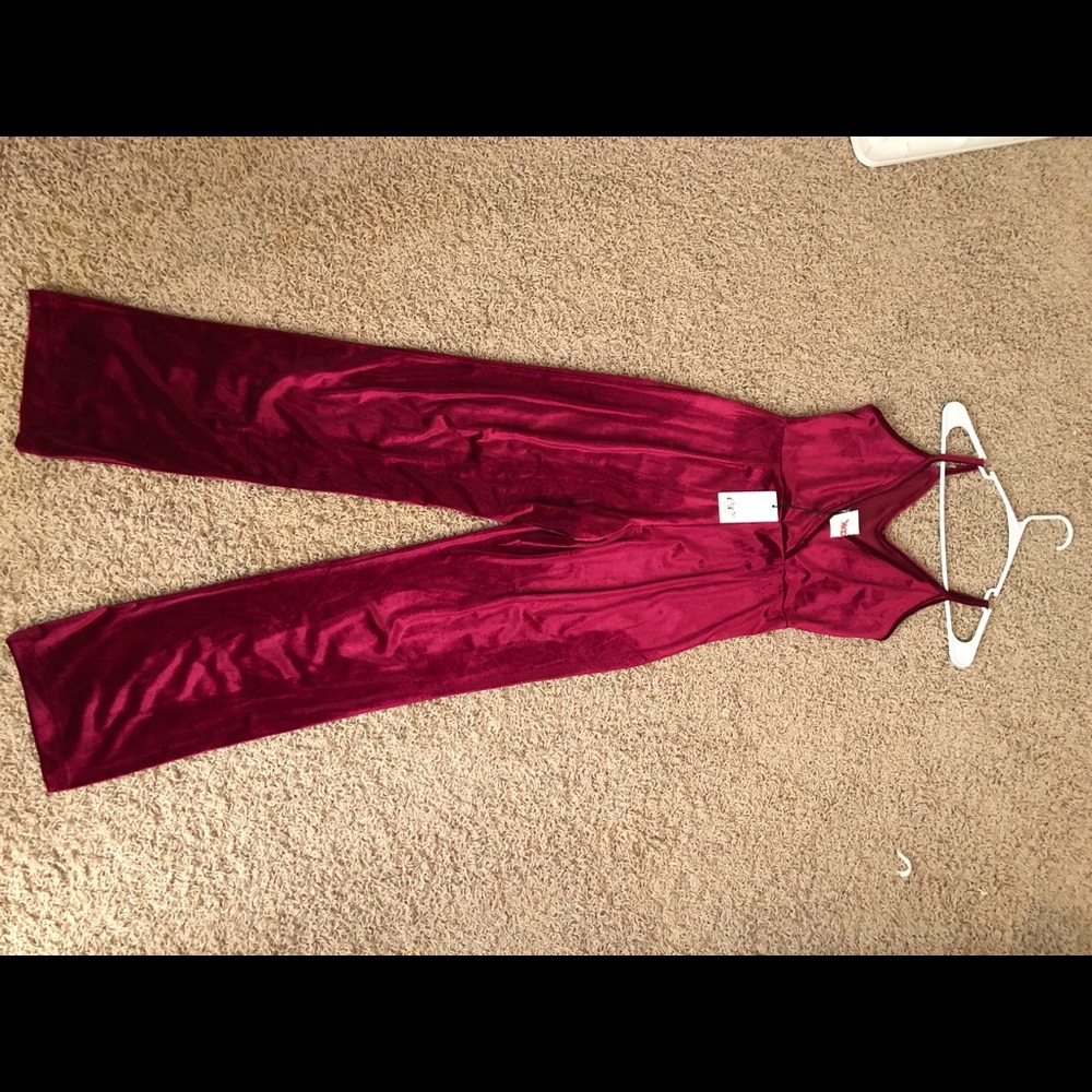 Co&Co velvet jumpsuit